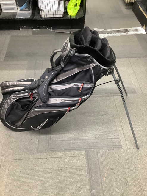 Vist Large View of Product Image Which is Used Nike STAND BAG Mens Stand Bag Black