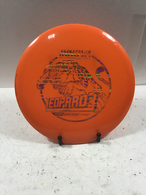 Vist Large View of Product Image Which is Used Innova STAR LEOPARD3 Disc Golf Driver Orange 171g