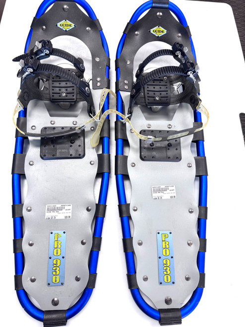 Vist Large View of Product Image Which is Used GUIDE PRO 930 Snowshoes Mens Royal Blue 30"