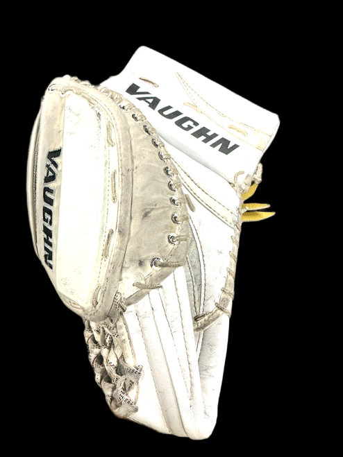 Vist Large View of Product Image Which is Used Vaughn LT 60 Junior Goalie Catcher White