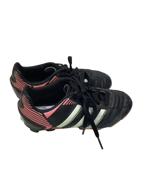 Vist Large View of Product Image Which is Used Adidas Soccer Cleats Black Youth 12.5