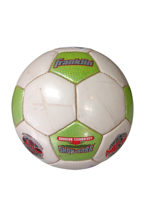 Vist Large View of Product Image Which is Used Franklin All Size Soccer Ball Green 3