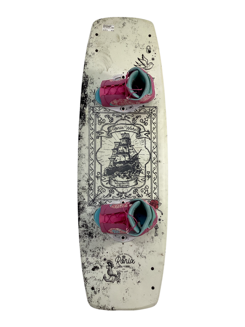 Vist Large View of Product Image Which is Used QUARTER TILL MIDNIGHT Wakeboard White 130 cm