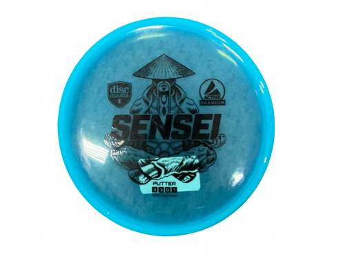 Vist Large View of Product Image Which is Used Discmania SENSEI Disc Golf Putter Royal Blue