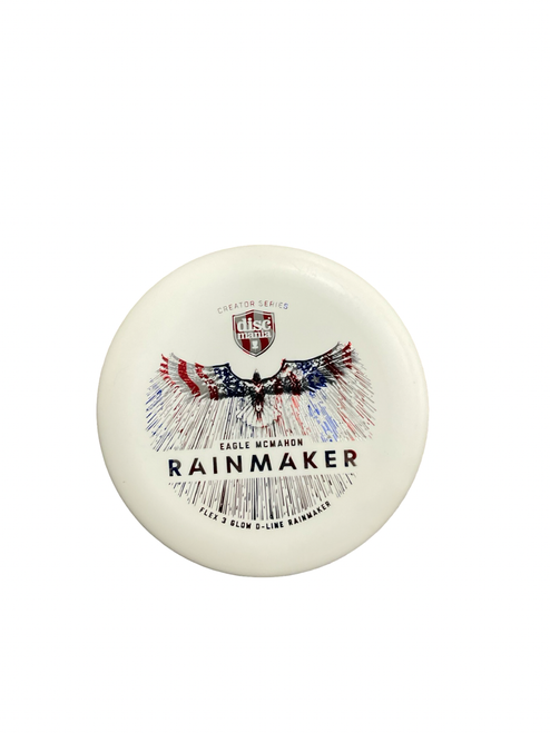 Vist Large View of Product Image Which is Used Discmania RAINMAKER Disc Golf Putter White
