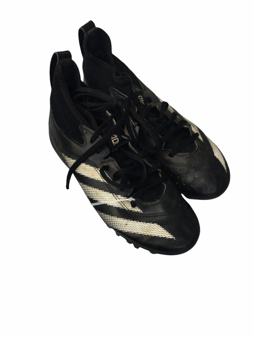 Vist Large View of Product Image Which is Used Adidas Jr FB Cleats Black Junior 05