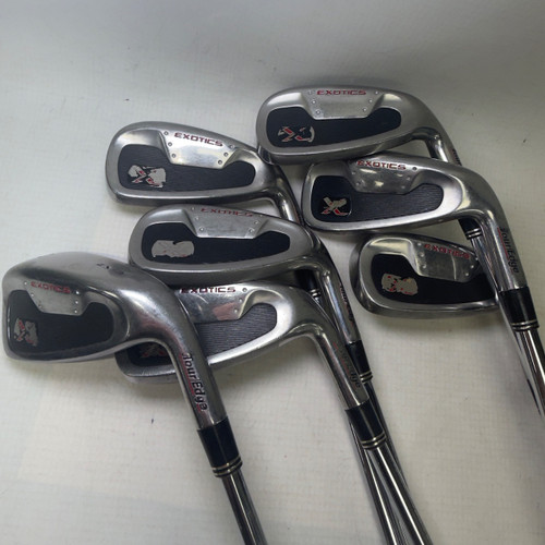 Vist Large View of Product Image Which is Used Tour Edge EXOTICS E-3 Mens Iron Set RH 4I-GW/AW
