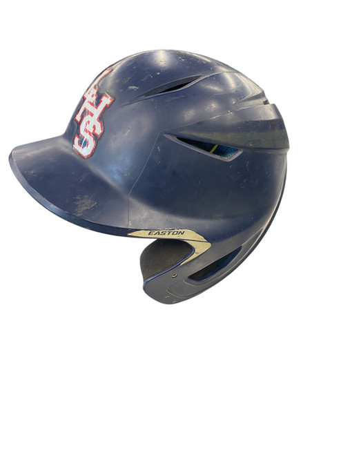 Vist Large View of Product Image Which is Used Easton PRO X Batting Helmet No Mask Navy Blue One Size