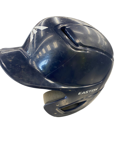 Vist Large View of Product Image Which is Used Easton ALPHA Batting Helmet No Mask Navy Blue One Size