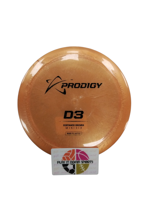 Vist Large View of Product Image Which is Used Prodigy D3 Disc Golf Driver Orange