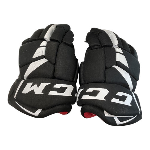 Vist Large View of Product Image Which is Used CCM XTRA PLUS 9 Youth Gloves Black 9"