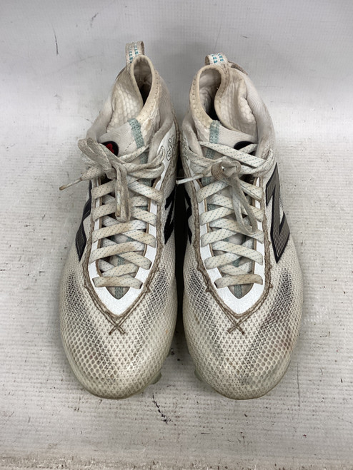 Vist Large View of Product Image Which is Used New Balance LAX Cleats Mens White Senior 6.5