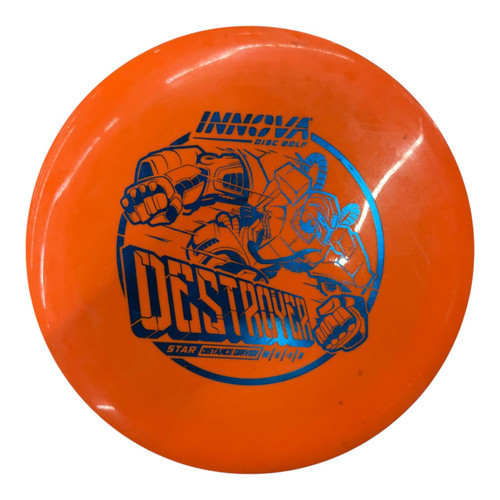 Vist Large View of Product Image Which is Used Innova STAR DESTROYER Disc Golf Driver Orange 175g