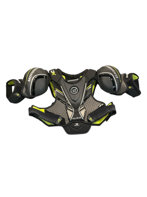 Vist Large View of Product Image Which is Used Warrior ALPHA DX Senior Shoulder Pads SM
