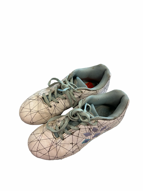 Vist Large View of Product Image Which is Used Soccer Cleats White Youth 13.0