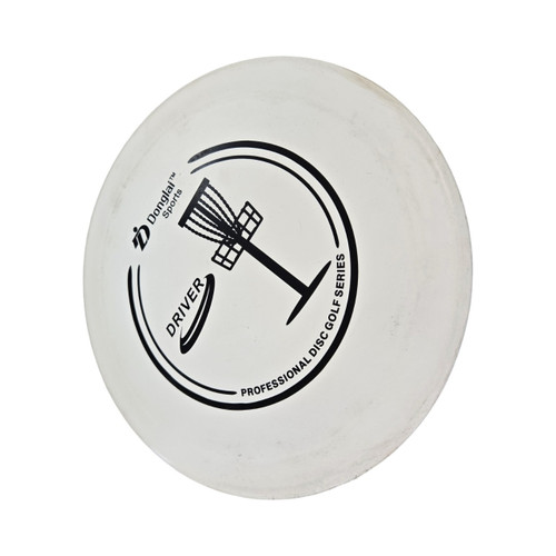 Vist Large View of Product Image Which is Used DONGLAI SPORTS DRIVER Disc Golf Driver White