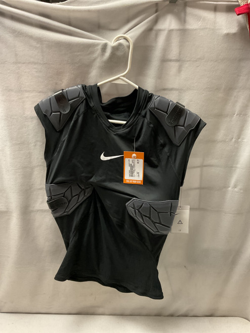 Vist Large View of Product Image Which is Used Nike PADDED COMPRESSION SHIRT FB Top Adult Black MD