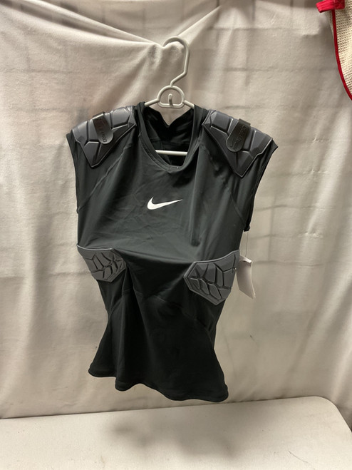 Vist Large View of Product Image Which is Used Nike PADDED COMPRESSION SHIRT FB Top Adult Black MD
