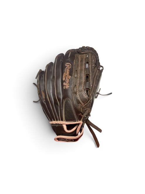 Vist Large View of Product Image Which is Used Rawlings FASTPITCH SOFTBALL BB/SB Glove RH Throw Brown 12"