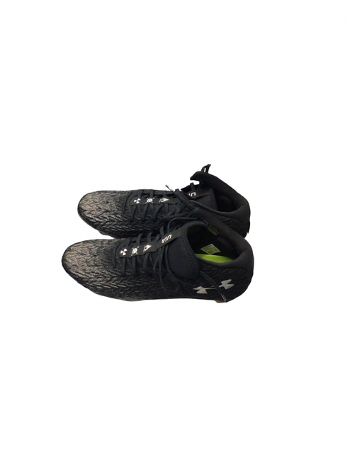 Vist Large View of Product Image Which is Used Under Armour Adult FB Cleats Black Senior 13