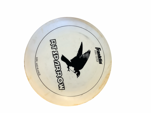Vist Large View of Product Image Which is Used Franklin RT SPARROW Disc Golf Putter Orange