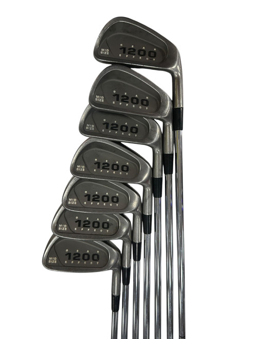 Vist Large View of Product Image Which is Used Wilson 1200 GEAR EFFECT Mens Iron Set RH 4I-PW