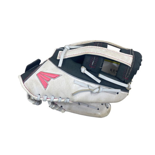 Vist Large View of Product Image Which is Used Easton GHOST FLEX GFY10PK BB/SB Glove RH Throw White 10"
