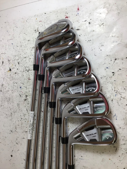 Vist Large View of Product Image Which is Used Callaway ROGUE PRO CF18 Mens Iron Set LH 4I-GW/AW No 8i