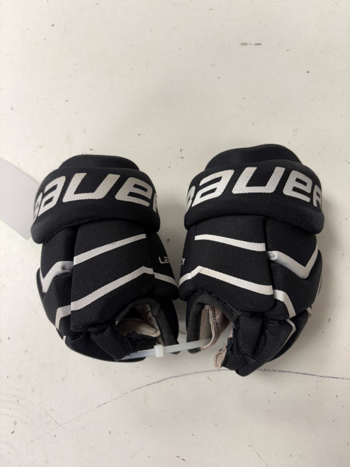 Vist Large View of Product Image Which is Used Bauer LEGACY Youth Gloves Black 8"