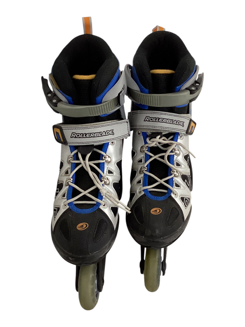 Vist Large View of Product Image Which is Used Rollerblade MICRO 8.0 Senior Rec Fitness Skates Grey 