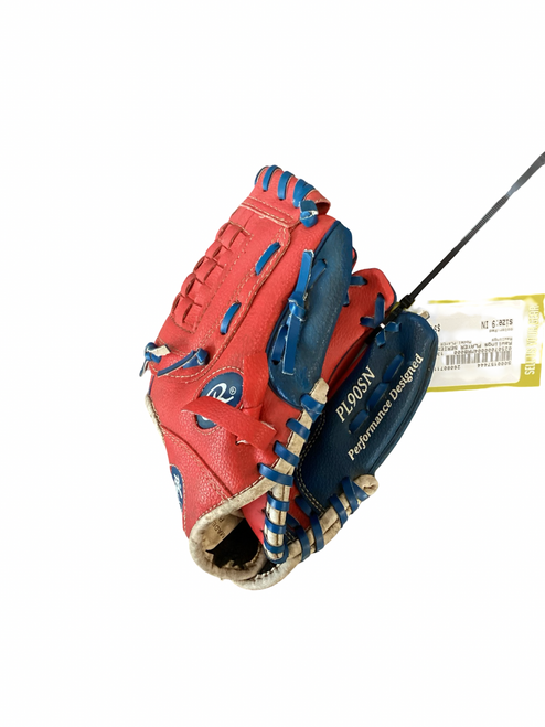Vist Large View of Product Image Which is Used Rawlings PLAYER SERIES BB/SB Glove RH Throw Red 9"
