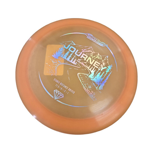 Vist Large View of Product Image Which is Used Gateway JOURNEY DIAMOND Disc Golf Driver Orange