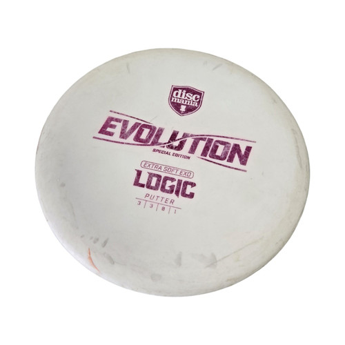 Vist Large View of Product Image Which is Used Discmania EVOLUTION LOGIC Disc Golf Driver White