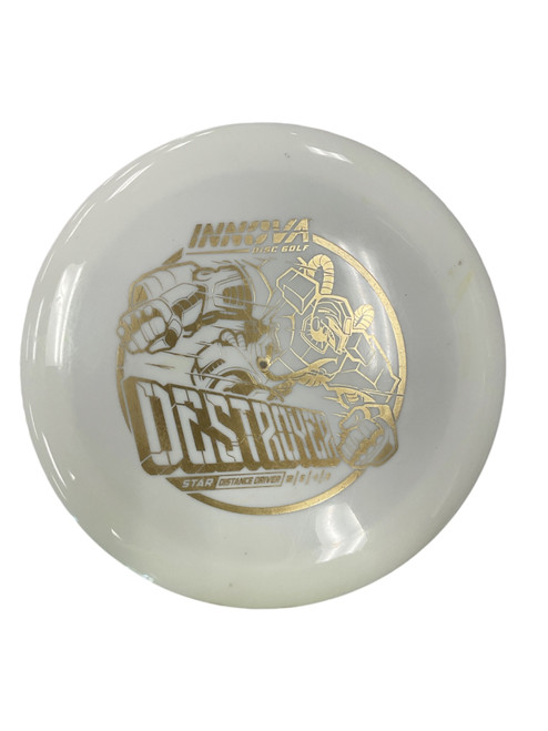 Vist Large View of Product Image Which is Used Innova STAR DESTROYER Disc Golf Driver White