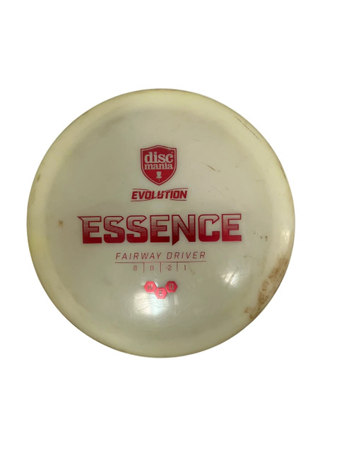 Vist Large View of Product Image Which is Used Discmania Neo Essence 174g Disc Golf Driver White 
