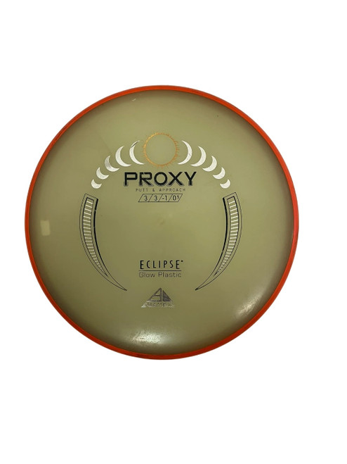 Vist Large View of Product Image Which is Used Axiom Eclipse Glow Proxy 171g Disc Golf Putter