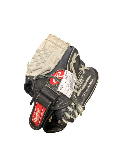 Vist Large View of Product Image Which is Used Rawlings SURE CATCH BB/SB Glove RH Throw Black 10 1/2"