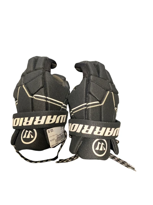 Vist Large View of Product Image Which is Used Warrior BURN NEXT Lacrosse Gloves Junior Black XS
