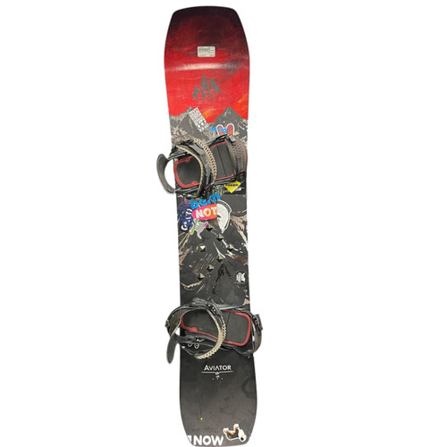 Vist Large View of Product Image Which is Used Jones AVIATOR Mens Board/Bindings None 154 cm