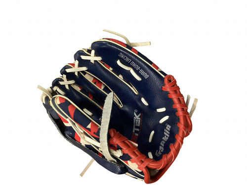 Vist Large View of Product Image Which is Used Franklin DIGITEK BB/SB Glove RH Throw Navy Blue And Red 9 1/2"