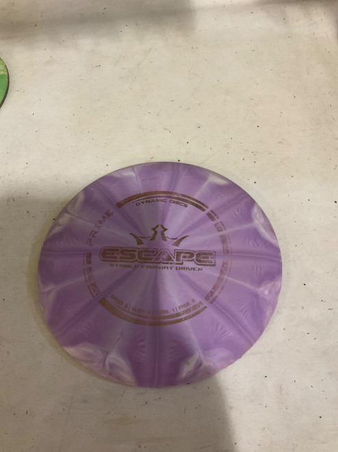 Vist Large View of Product Image Which is Used Dynamic Discs ESCAPE Disc Golf Driver Purple