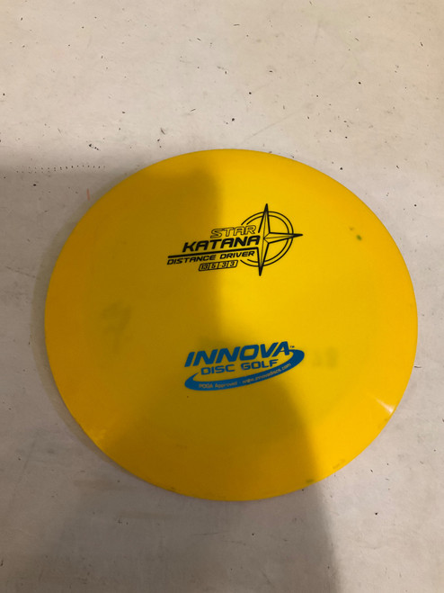 Vist Large View of Product Image Which is Used Innova STAR KATANA Disc Golf Driver Yellow