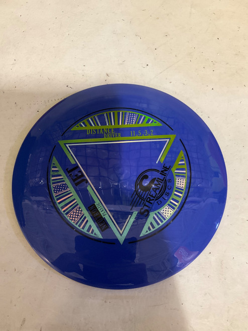 Vist Large View of Product Image Which is Used Streamline JET Disc Golf Driver Navy Blue