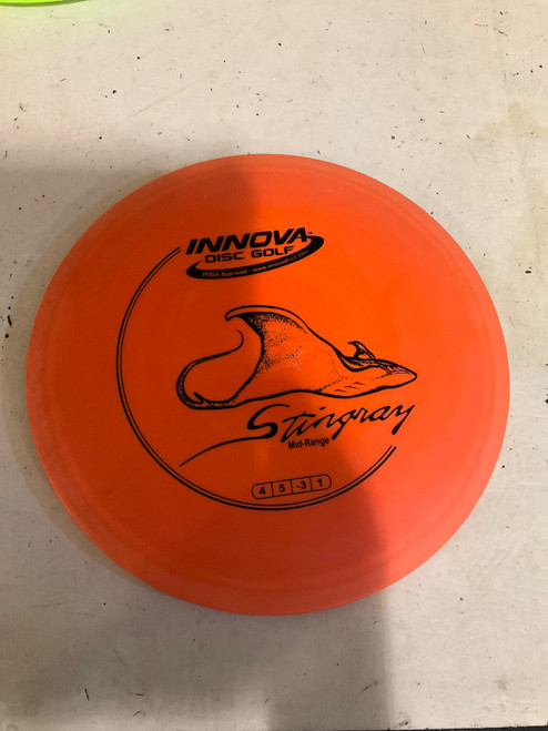 Vist Large View of Product Image Which is Used Innova STINGRAY Disc Golf Mid Range Coral