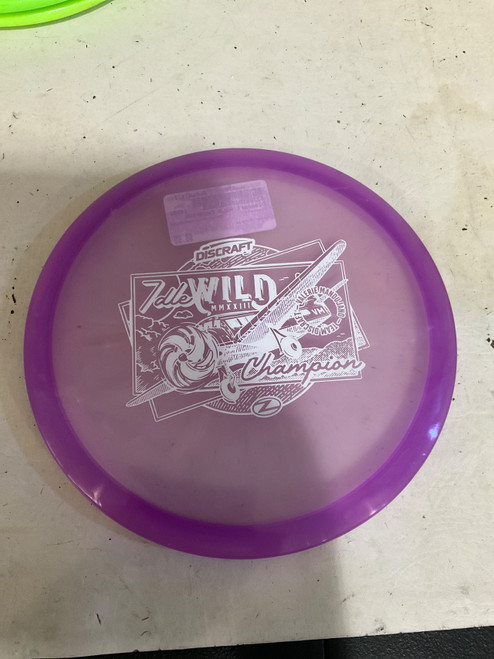 Vist Large View of Product Image Which is Used Discraft WILD CHAMPION Disc Golf Mid Range Purple