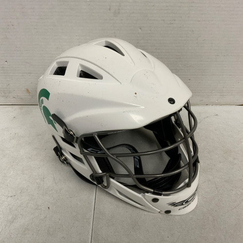 Vist Large View of Product Image Which is Used Cascade CS-R YOUTH Lacrosse Helmet White One Size