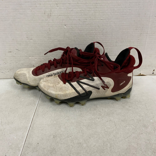 Vist Large View of Product Image Which is Used New Balance LAX Cleats Mens White Senior 8