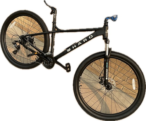 Vist Large View of Product Image Which is Used HARO FLIGHTLINE Mountain Bike Mens Black 43-47cm - 17-18" - MD Frame