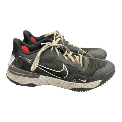 Vist Large View of Product Image Which is Used Nike ALPHA TURF SZ 7 BB/SB Cleats Black Senior 7