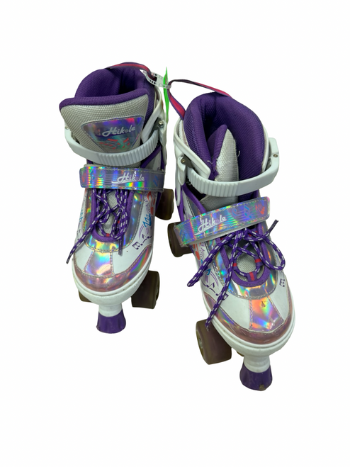 Vist Large View of Product Image Which is Used HIKOLE Junior Roller Skates Adjustable 3-6